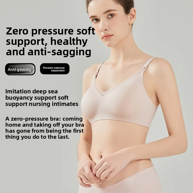 Nursing Bra Sleep - Nylon Maternity Nursing Bra Postpartum Anti