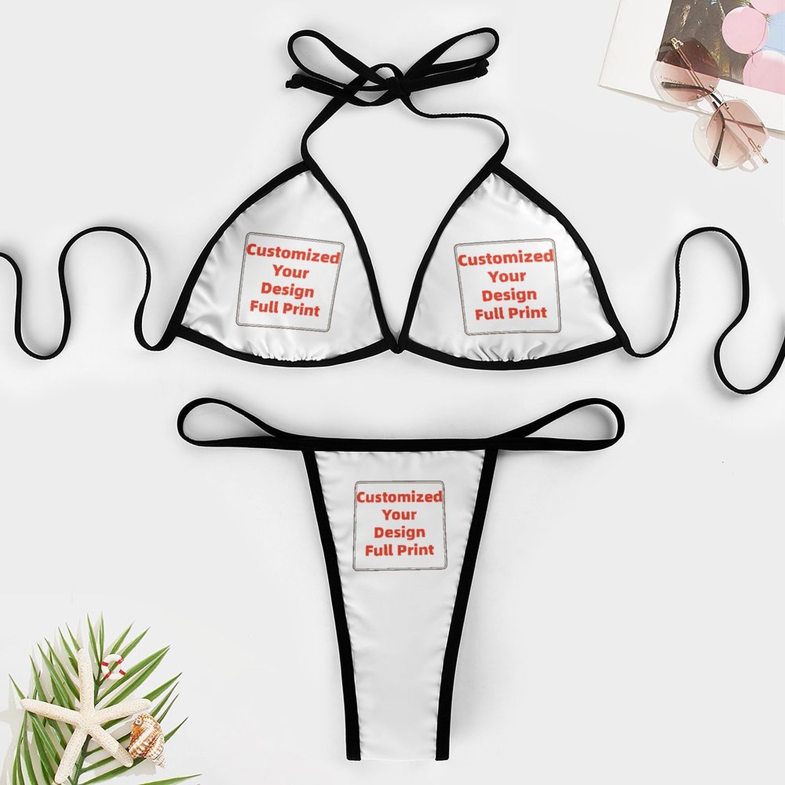 Customized Women's Brazillian  - Thong Bikini Women recension och pris