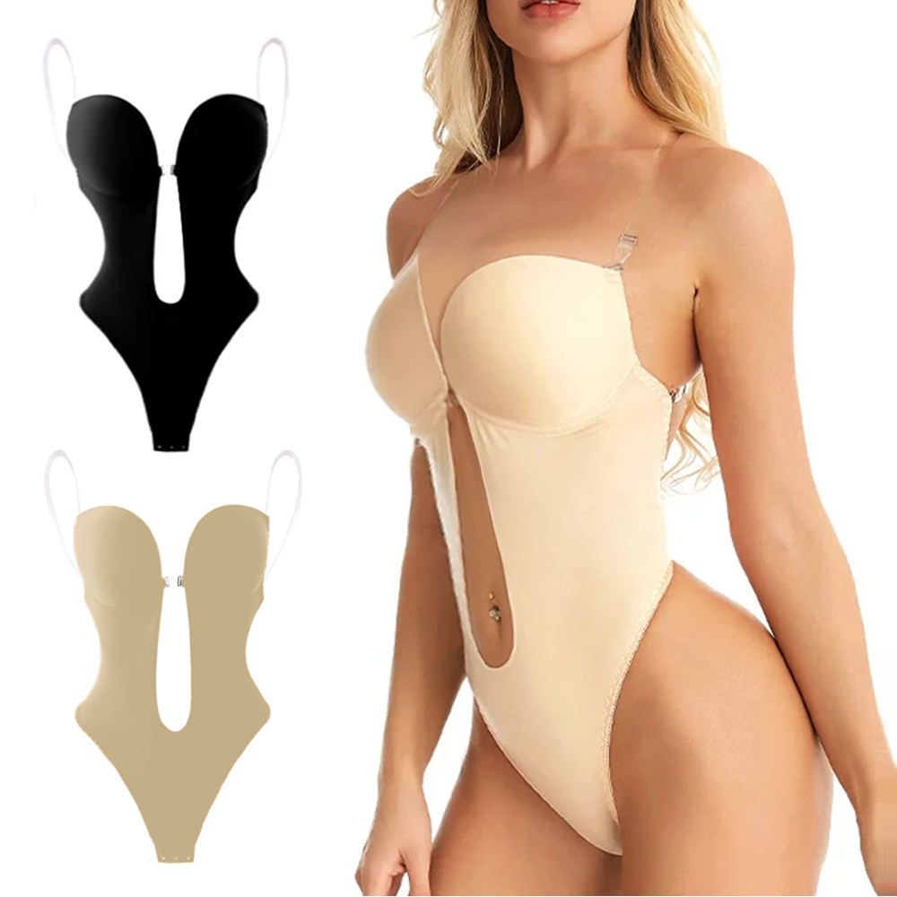 Women Body Shaper Bra Backless - Shapewear Bodysuit Firm recension och pris