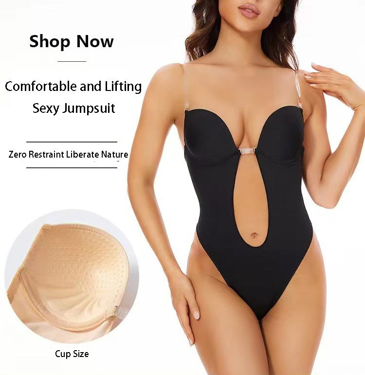 Anti Slip Glue Backless Body S - Shapewear Bodysuit Firm recension och pris